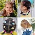 thumbnail image 6 of GIRACOA 172pcs Hair Accessories for Girls, 42pcs Baby Girls Hair Clips and 130pcs Girls Hair Rubber Bands, Hair Clips Hairpins for Baby Girls and Children (B), 6 of 7