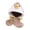 Khaki, variant on Vaveren Kids Hood Scarf Plush Animals Hat Bonnet Headwear Dress up for Boys Girls 2 in 1 Khaki
