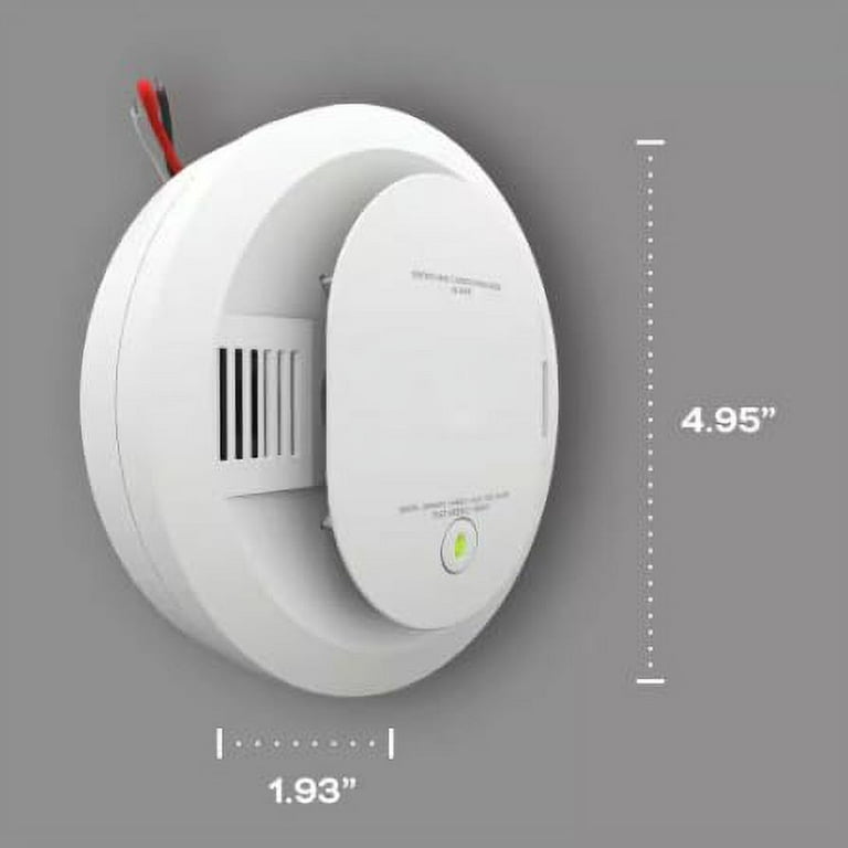 Kidde 900-CUAR AC/DC Hardwired Smoke & Carbon Monoxide Detector with 2 AA  Battery Back Up