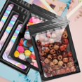 thumbnail image 5 of 100 pcs Black Smell Proof Bags Holographic Packaging Bags,Clear Resealable Odor Proof Bag Foil Pouch Zipper Bag for Food Storage,Gloss,Jewelry,Eyelash Packing for Small Business(5.5x7.9In), 5 of 9