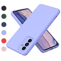 Nalacover Slim Case for Samsung Galaxy A13 5G,Full Body Protection Shockproof Stylish Liquid Smooth TPU Silicone Rubber Anti-drop Wear-resitant Camera Raised Lips Soft Back Phone Cover.Purple