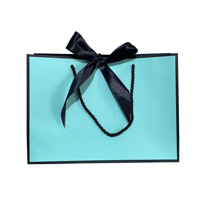 Bolso de mano con lazo, bolsa de papel, bolsa de ropa impresa, bolsa de regalo, bolsa de compras, bolsa de embalaje, bolsa de cosméticos