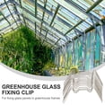 thumbnail image 3 of LEEYNEER 50 Pcs Hoops Pane Fixing Clips Nail Polycarbonate Greenhouse Multi-layer Board, 3 of 8