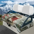 thumbnail image 2 of HUIACONG Snowflake Cat Golf Cart Covers Seat Comfortable Breathable Golf Cart Seat Covers Two-Person Polyester Fabric Easy to Install All-Season Protection Fit for EZGO Yamaha Club Cars, 2 of 7