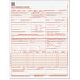thumbnail image 1 of TOPS CMS-1500 Health Insurance Claim Forms, 2-Part Carbonless, Continuous, 9.5 x 11 Inches, 1500 Sheets per Carton (50124RV), 1 of 1