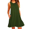thumbnail image 1 of Vestido de verano negro azul para mujer 2022 de poliéster de manga corta con cuello redondo vestido suelto informal vestido blanco de calle para mujer Vestidos Tan Jianjun unisex, 1 of 2