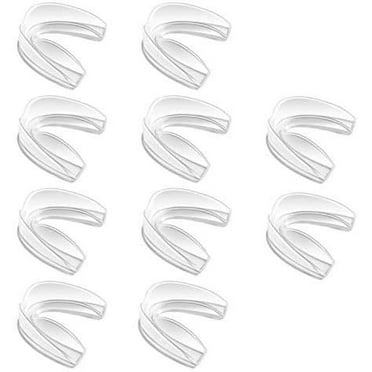 Mouth Guard Sports, 10 Pack Athletic Mouth Guards, Professional Moldable Youth Mouthguard for Maximum Protection, Customizable for Comfort(12 Years or Older)