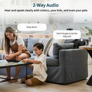 Arlo Essential Indoor Camera HD (2nd Gen) - Wired Security Camera with Privacy Shield, 1 Cam, White VMC2060-1WMNAS