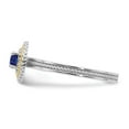 thumbnail image 3 of 925 Sterling Silver & Real 14kt Stackable Expressions Created Sapphire Ring Size: 6; for Adults and Teens; for Women and Men, 3 of 5