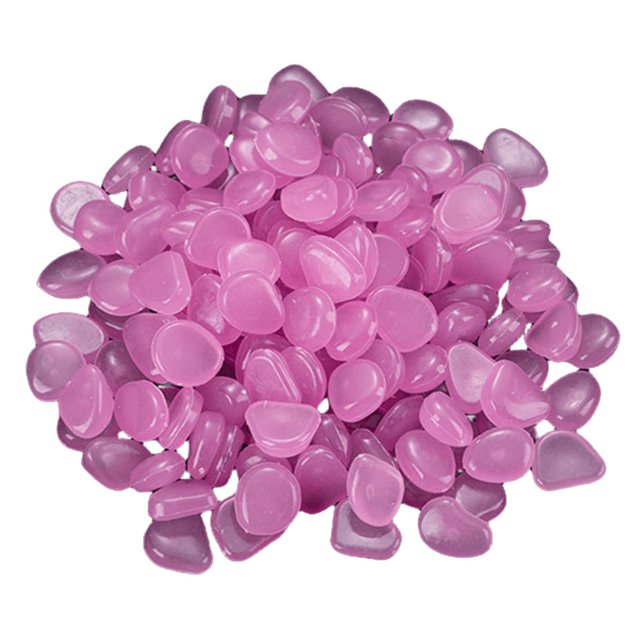 Pebolas de brillo reutilizable para paisajismo al aire libre Purple 100pcs