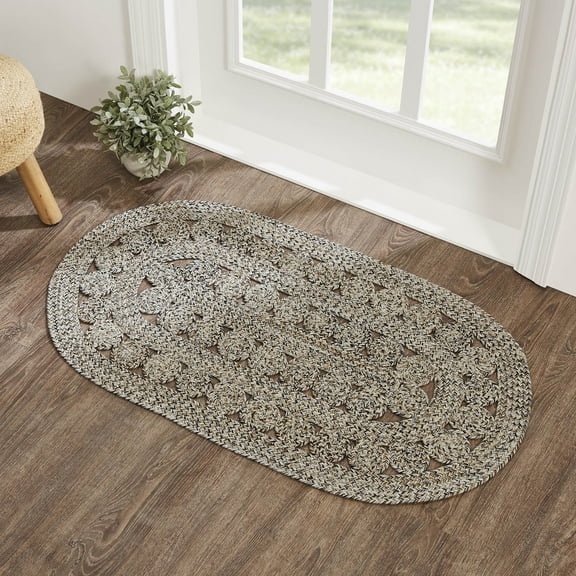 VHC Brands Celeste Blended Pebble Indoor/Outdoor Rug Oval 27x48