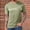 A-Army Green, variant on Men's Shirts Short Sleeve with Pocket Big and Tall Printed Casual Loose Pocket Round Neck T-Shirt