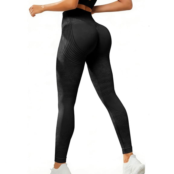 3D anti-cellulite compression leggings, high-waisted anti-cellulite leggings, yoga and fitness pants, suitable for gym workouts, with tummy control and butt-lifting functions