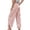 C-Pink186, variant on DHFJKG Women's Wide Leg Pants Striped Loose Fit High Waisted Casual Drawstring Side Slit Palazzo Summer Beach Trendy Trousers