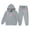 1-Grey1138, variant on WOYY Girls Outfits Casual Hoodie Sweatpants Sweatsuit Fashion Kids Clothes, Sizes 2-13