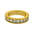 thumbnail image 4 of Channel Eternity Band CZ Bling Bling Ring in Gold, 4 of 4