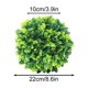 thumbnail image 4 of Bola de hierba artificial decorativa | Esfera floral artificial verde realista | Planta artificial de plástico PE resistente a los rayos UV e impermeable | Decoración para exteriores, jardín,, 4 of 5