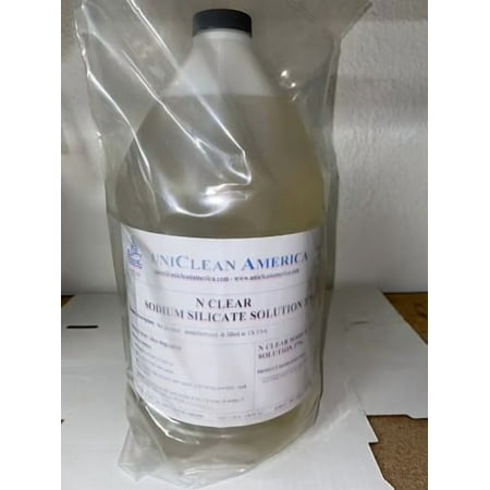 N Clear Sodium Silicate 37% (Water Glass) - High Purity - Made in USA ((Size: 128 FL OZ))