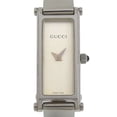 thumbnail image 1 of Pre-Owned Gucci 1500L Stainless Steel Quartz Analog Watch with Silver Dial for Women, 1 of 8