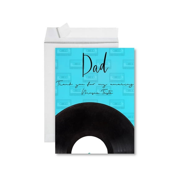 Koyal Wholesale Funny Father's Day Jumbo Card With Envelope, Amazing Music Taste, Set of 1