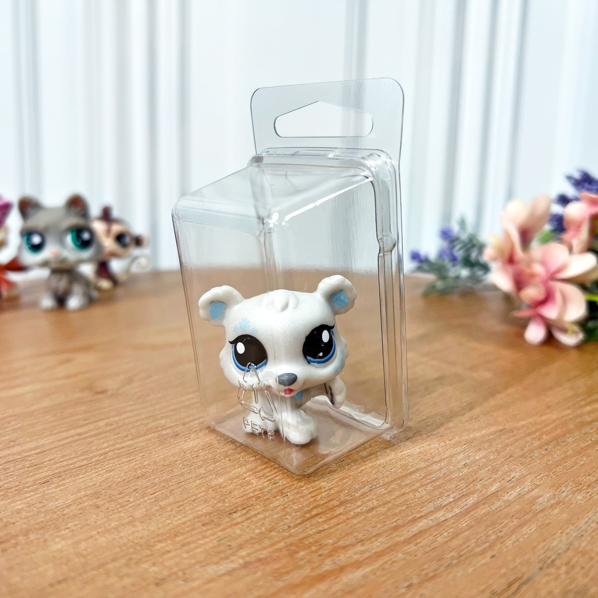 Collecting Warehouse Clear Plastic Clamshell Package / Storage Container, 2.31" H x 1.5" W x 1.25" D, Pack of 100