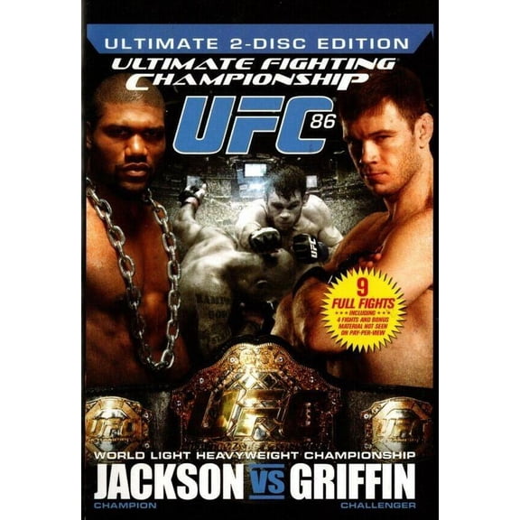 UFC, Vol. 86: Rampage Jackson vs Forrest Griffin (DVD, 2008, 2-Disc Set) NEW