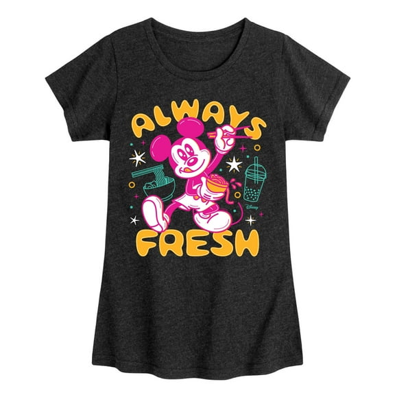 Disney - Always Fresh - Toddler & Youth Girls Short Sleeve Graphic T-Shirt