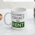 thumbnail image 3 of CafePress - Collect The RENT Mug - 11 oz Ceramic Mug - Novelty Coffee Tea Cup, 3 of 3