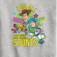 thumbnail image 3 of Toy Story 4 - I Do My Own Stunts Woody And Buzz - Toddler & Youth Crewneck Fleece Sweatshirt, 3 of 5