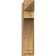 thumbnail image 2 of Ekena Millwork 8"W x 26"D x 34"H Imperial Rough Sawn Arts and Crafts Outlooker, Western Red Cedar, 2 of 4