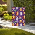 thumbnail image 4 of XMXT Garden Decor Flags, Halloween Candy Skeleton Cartoon Print Double-Sided Garden Flags, 28 x 40 inches, 4 of 9