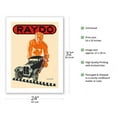 thumbnail image 2 of Raydo - Automobile Brake Manufacturer - Vintage Advertising Poster by Lubatti c.1930 - Fine Art Matte Paper Print (Unframed) 24x32in, 2 of 4