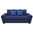 thumbnail image 4 of Sala Modular 3-2 El Bazar Store Islandia Lino nacional Azul Marino Sofá Love seat, 4 of 5