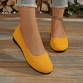 thumbnail image 2 of Loafers for Women Breathable Elastic Woven Knitting Mesh Sneakers Comfortable Cushioned Thick Insole Solid Color Slip on Flat Shoes, 37, 2 of 5