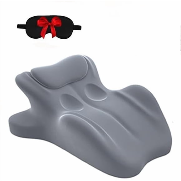Almohada viscoelástica con forma de cuña TAOMYTA, soporte de espalda ergonómico