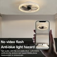 thumbnail image 6 of Birinta Ceiling Fan with Lights, 20" Ceiling Fan with Remote Control, Modern Flush Mount Ceiling Fan, Round Fan Light for Bedroom, Living Room, Kitchen, Small LED Ceiling Light Fixture, 6 of 7