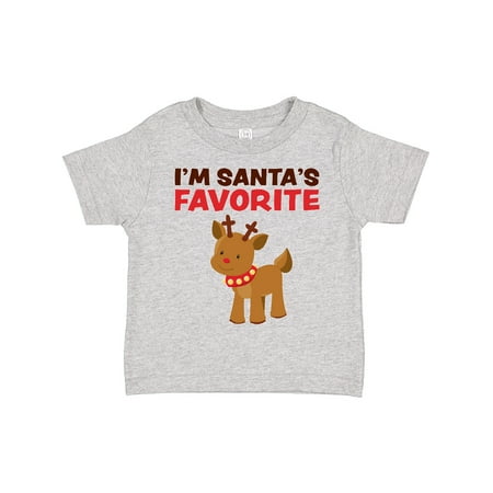 

Inktastic I m Santa s Favorite Reindeer Gift Toddler Boy or Toddler Girl T-Shirt