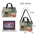 thumbnail image 3 of FORMRS 16" Laptop Bag Carrying Sleeve Case with Handle Travel Shoulder Briefcase, Pink and Green Cat, 3 of 8