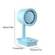 thumbnail image 3 of Ventilador de escritorio plegable para electrodomésticos, recargable por USB, para dormitorio de estudiantes, escritorio de oficina, silencioso, sin escobillas y sin aspas., 3 of 7