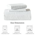 thumbnail image 6 of Davulos 2 Pieces Twin Quilt Bedding Set Lightweight Soft Bedspread Coverlet Modern Coin Pattern Bed Sets for All Seasons,White(1 Quilt, 1 Shams), 6 of 8