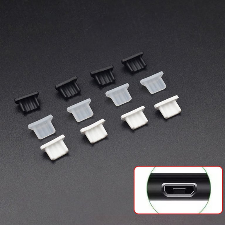 5pcs Protective USB Ports Anti-Dust Plug Cover Stopper for Laptop & PC  Phone