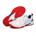 thumbnail image 3 of LASUDRAA Mens Badminton Shoes Lightweight Breathable Shock Absorption Durable Sports Shoes, 3 of 8
