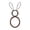 B, variant on HuiXinOu Easter Bunny Vine Party Hanging Decor Rustic Natural Vine Wreath with Bunny Shape Wall and Door Accent for Spring Holiday Home Easter Decoration