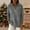 #03 Gray, variant on Women's Christmas Sparkly Sweaters Polo Collar Shiny Loose V Neck Warm Winter Party Knit Jumper, Dark Blue XL