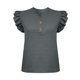 thumbnail image 5 of Camisas para adolescentes,Blusa informal con cuello en V para mujer, mangas holgadas, mezcla de poliéster y elastano, cómoda para uso diario, sopatenor, 5 of 9