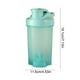 thumbnail image 3 of Bote de mezclador de proteínas deportivas 500ML | Vaso de mezcla a prueba de fugas con escamas, tapa abatible, agitador incorporado | Sin BPA, portátil, fácil de limpiar para gimnasio, fitness, 3 of 6
