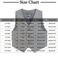 thumbnail image 5 of Ceisia Boys' Solid Color Formal Suit Vest, Sleeveless Buttoned Waistcoat for Kids Dark Gray 11 Years Gifts, 5 of 5