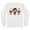 White, variant on Horror Doll Coffee Long Sleeve Shirt Unisex Large White