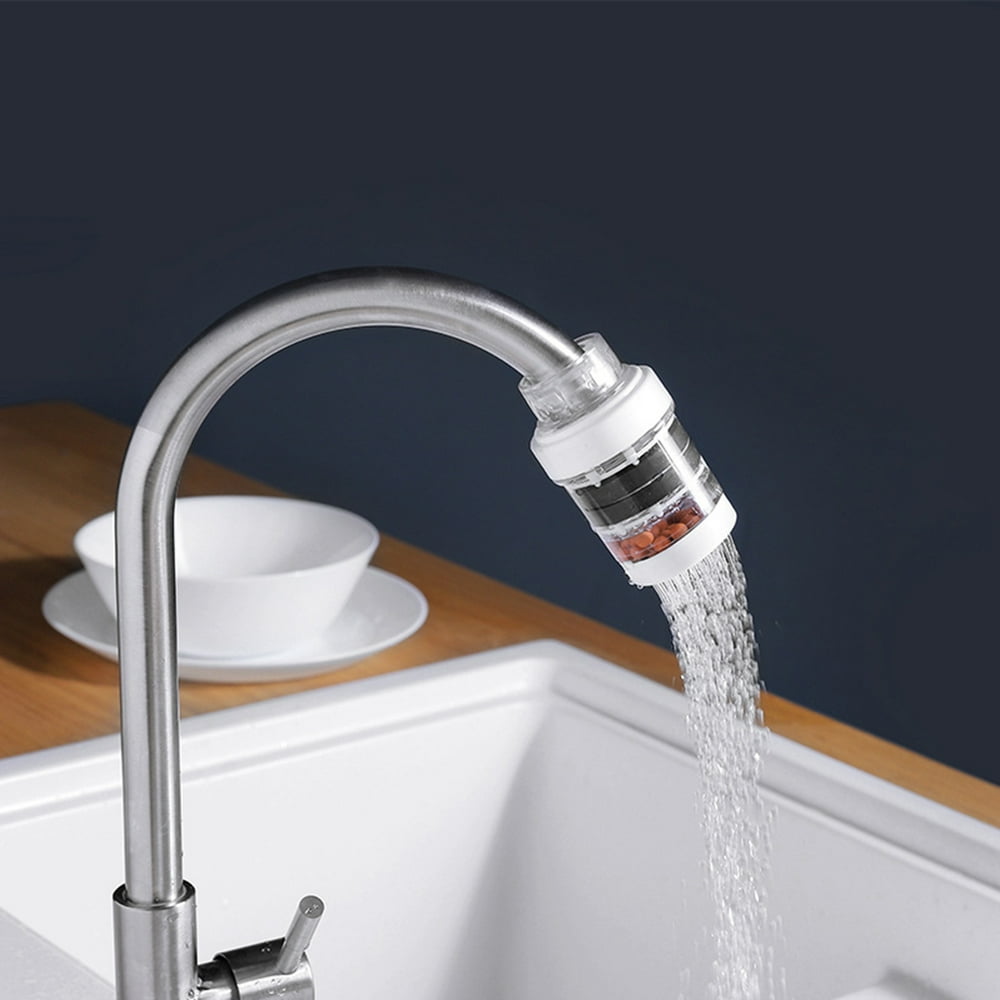 SPRING PARK 2Pcs Faucet Filter Anti Splash Tap Water Booster Purifier Nozzle Kitchen Water