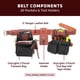 thumbnail image 3 of Cinturón para herramientas Occidental Leather OxyLights Framer con 22 bolsillos, 3 of 6